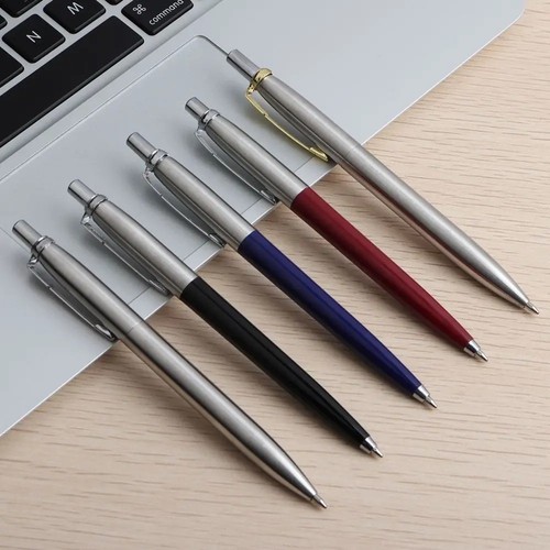 Penna sfera metallo blu e - blu,