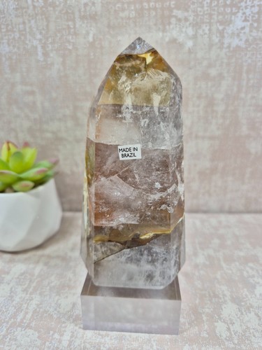 Point blue tara quartz - point, mosaic
